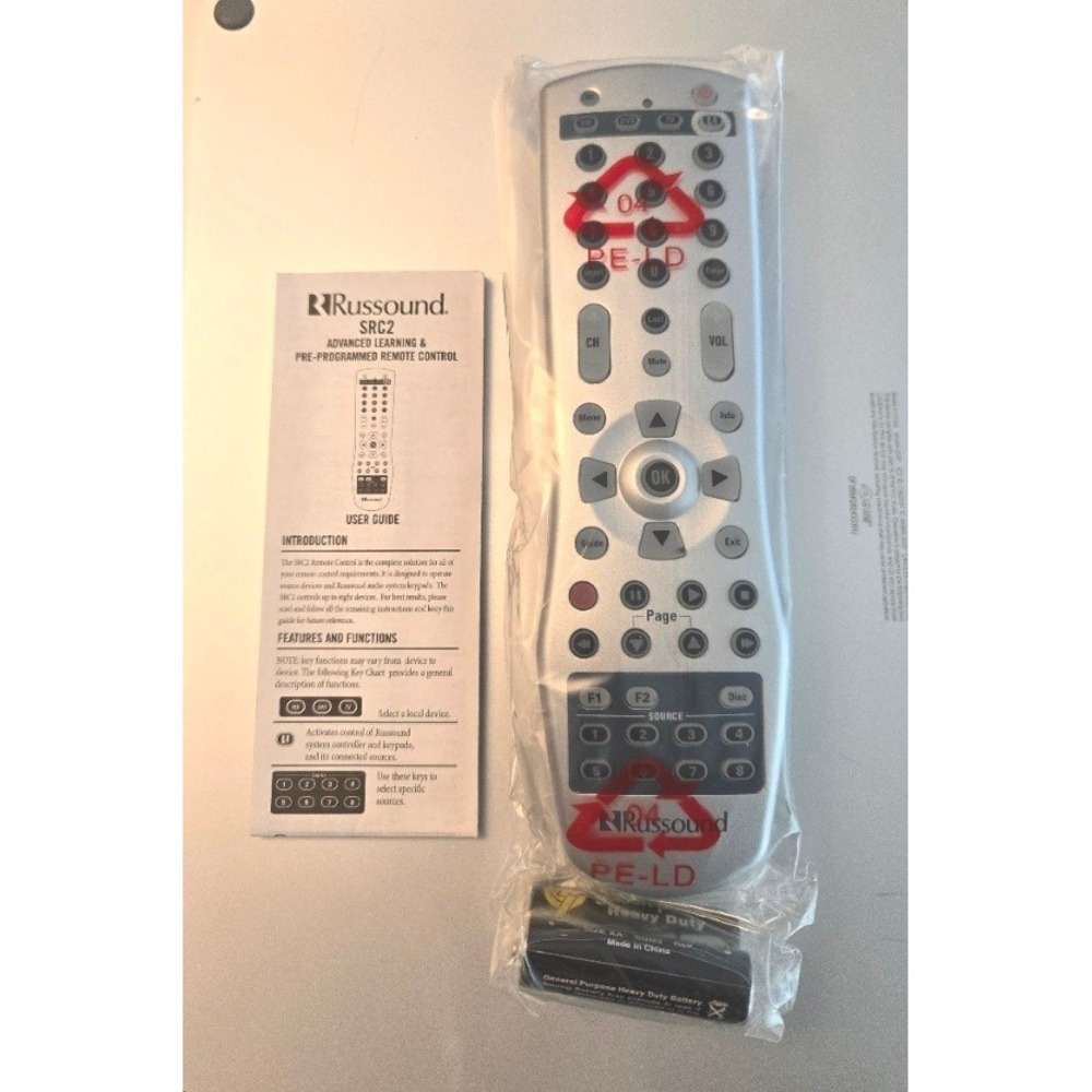 Russound SRC2 Advanced Learning Pre-Programmed Remote Control - Picture 2 of 4